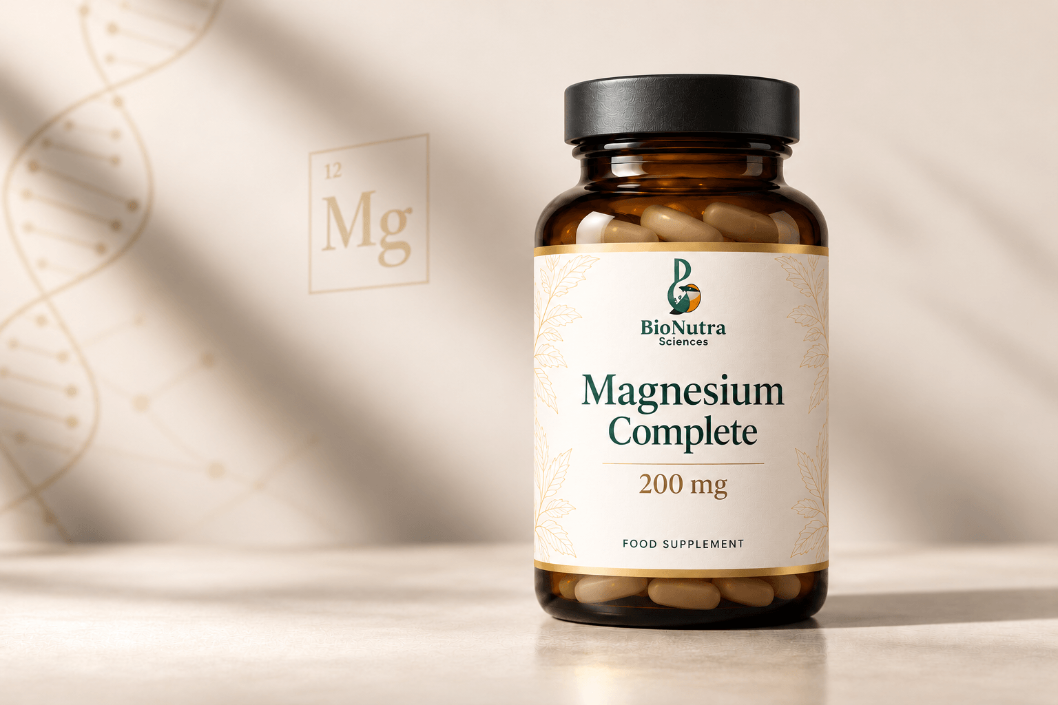 Magnesium complete 200mg bottle image