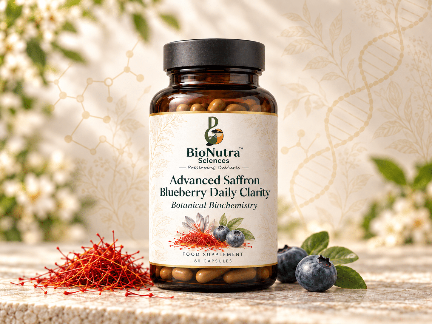 Advanced Saffron, Blueberry packaging architecture