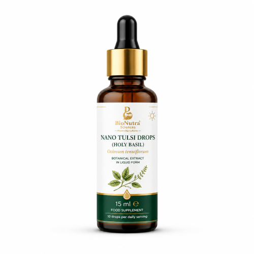 Nano | Tulsi leaf (Holy Basil) Drops-Botanical Extract | 15 ml