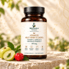 Advanced Multi berry complex amber glass bottle packaging design
