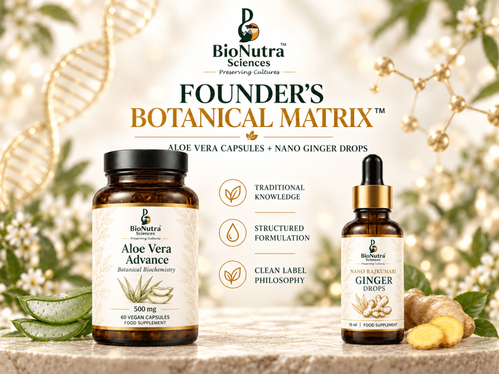 Aloe vera Ginger drops bottle image
